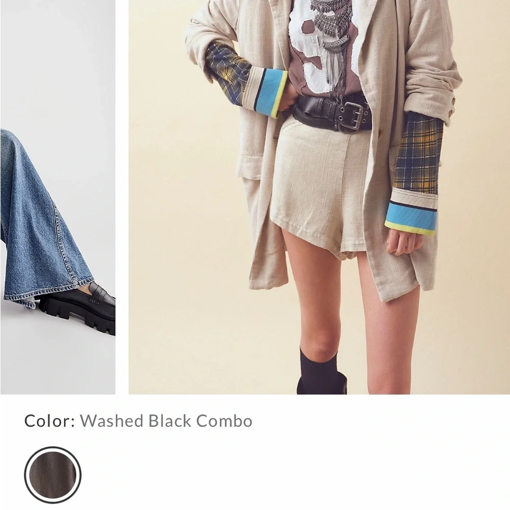 NWT free people combo Med so cute not brownish like shown gray - Picture 4 of 7